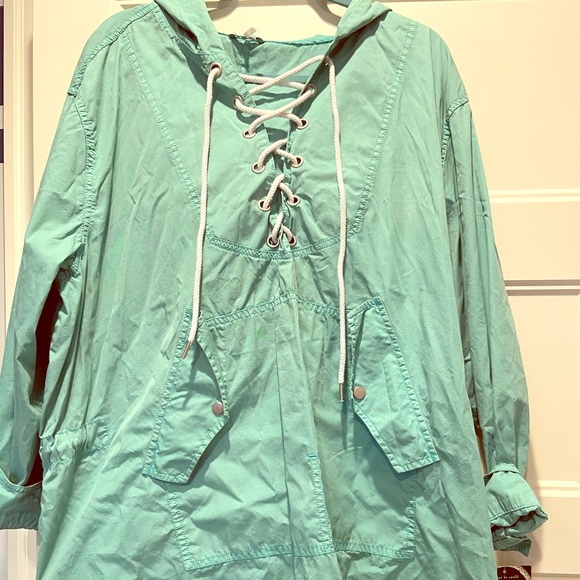 Free People Sky Poplin pullover windbreaker - Picture 2 of 5